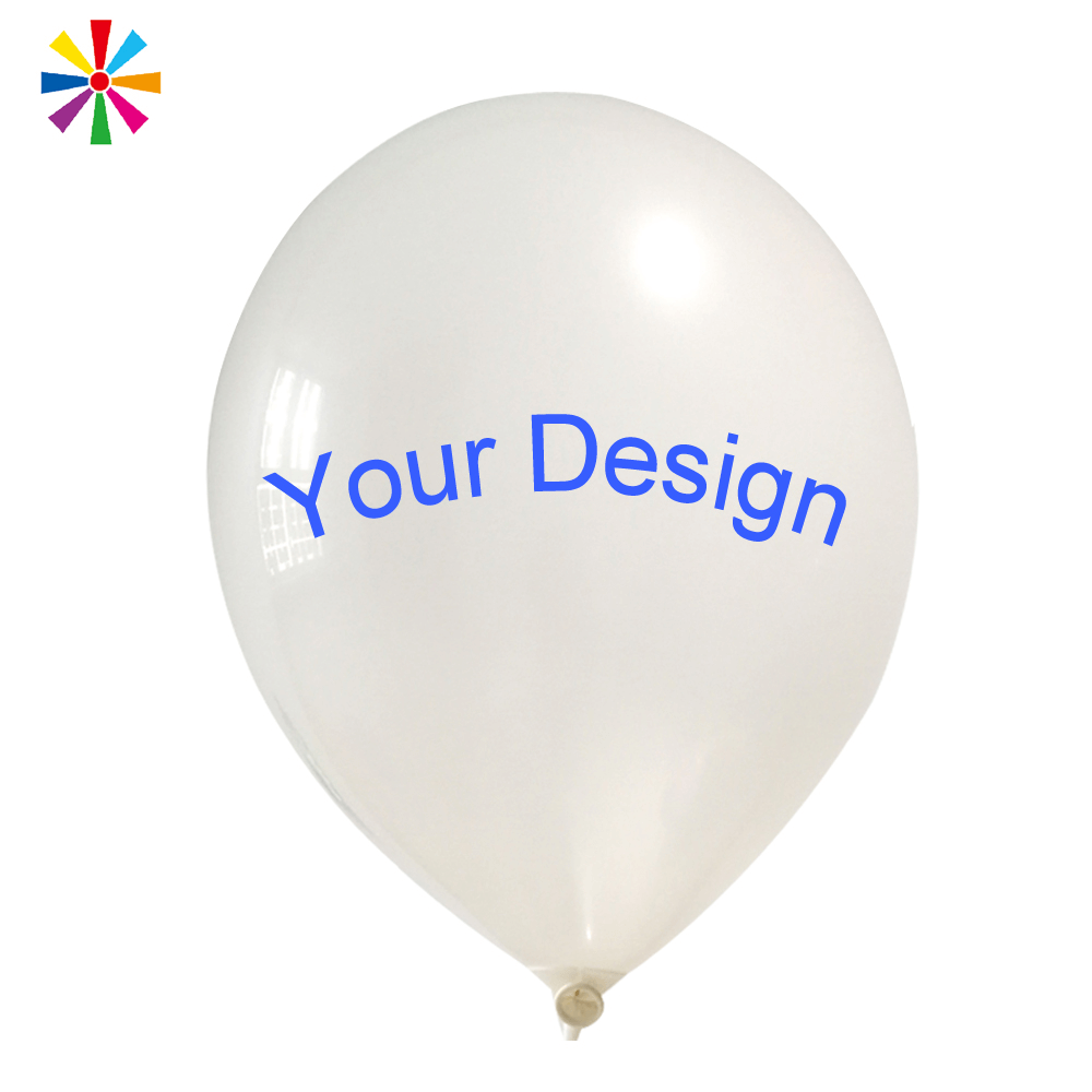 Fabrikpreiswerter aufblasbarer Luft-Helium-Logo mit individuellem Druck, personalisierter Latexballon mit aufgedrucktem Logo