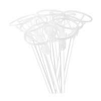 Led Bobo leuchtender Handhalter-Ballon, 70 cm, klarer, transparenter Ballonstab und Becher