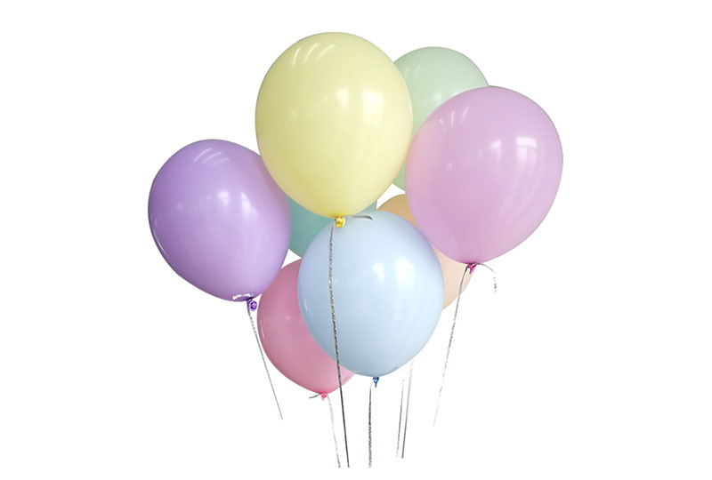 Macaron Pastellrosa Luftballons